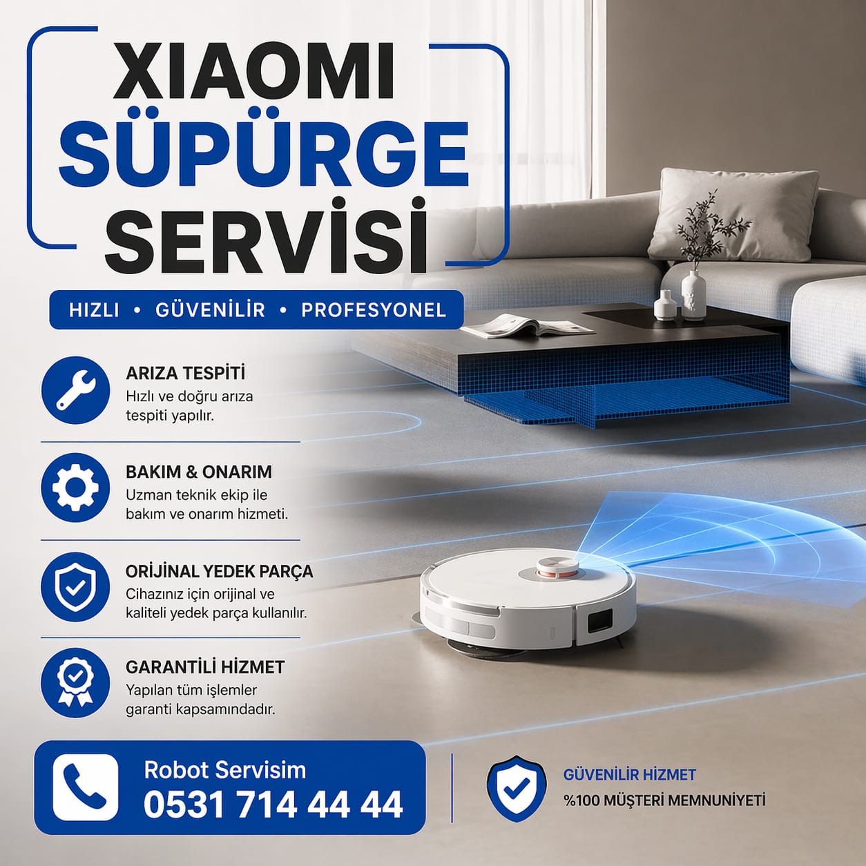 Xiaomi Robot Süpürge Servisi